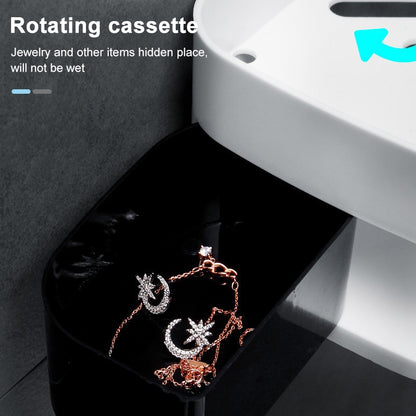 2 PCS Bathroom Accessories Shower Shelf Seamless Rotating Tripod Seamlessly Fixtures Storage Rack Kitchen Tripod