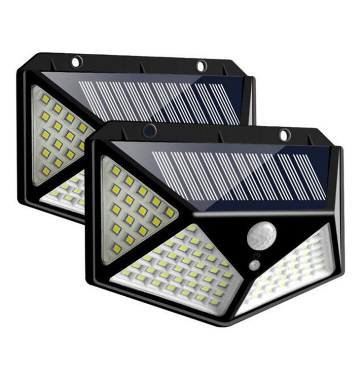 100 مصباح LED خارجي يعمل بالطاقة الشمسية