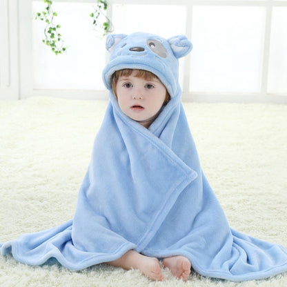 Baby Animal Shape Hooded Cape Bath Towel, 100×75cm