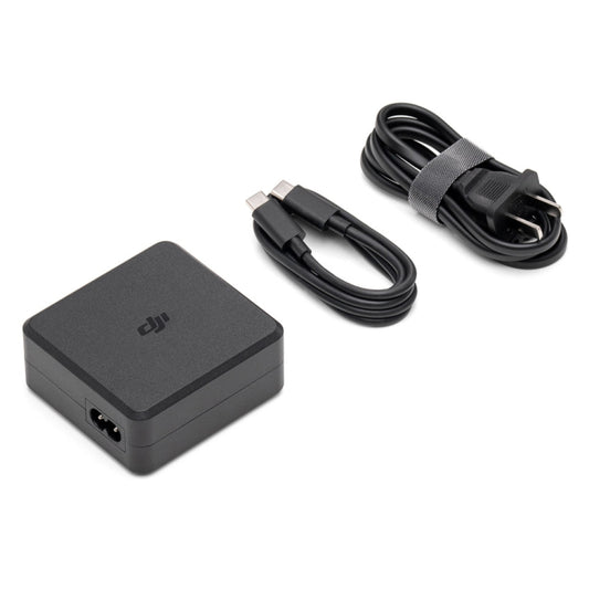 شاحن سطح المكتب الأصلي DJI بقوة 100 وات مع واجهتي إخراج USB-C، شاحن سطح المكتب بقوة 100 وات