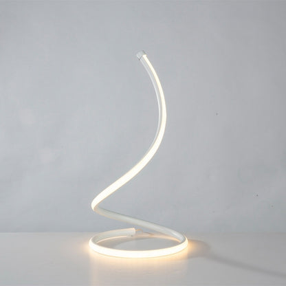LED Spiral Table Lamp Home Living Room Bedroom Decoration Lighting Bedside Light, EU Plug, US Plug, UK Plug, AU Plug, Without Plug