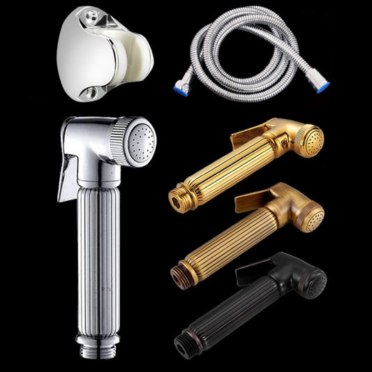 Multifunctional Wome Washers Pressure With Water Stop Woman Wash Nozzle Set, B Set Gold, B Set Black Antique, B Set Chrome, B Set Antique