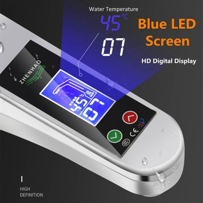 Intelligent Instant Digital Hot Water Faucet Hot and Cold Water Heater, White, Silver Grey