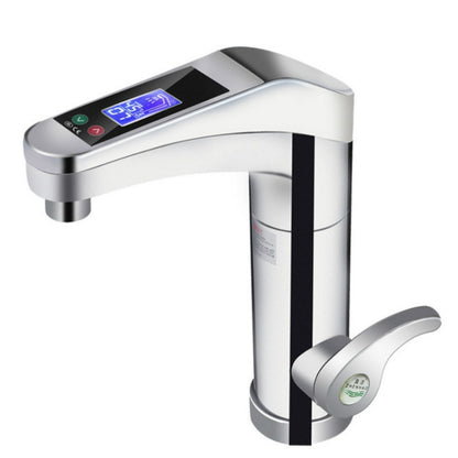 Intelligent Instant Digital Hot Water Faucet Hot and Cold Water Heater, White, Silver Grey