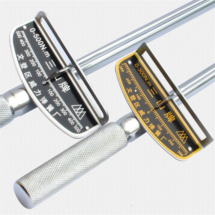 SANSHAN Pointer Torque Socket Wrench Torque Wrench, 0-300N.m, 0-500N.m