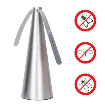 Multifunctional Fan Blade Automatic Fly Catcher Mosquito Repellent Fan, Gold, Black, Silver