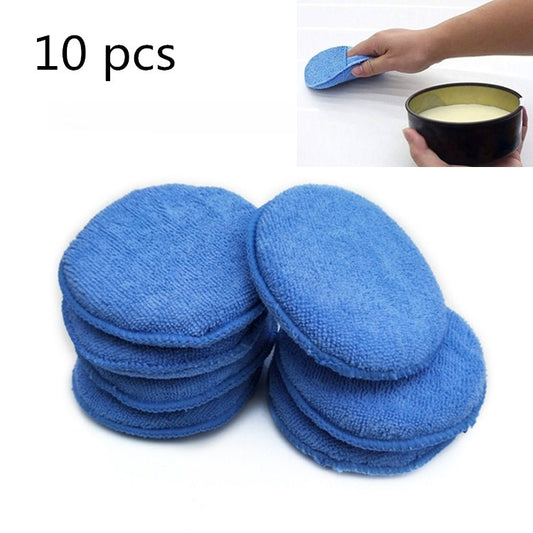 10 PCS 5 inch Car Special Waxing Sponge Car Wash Sponge Block, 10 PCS Waxing Spong