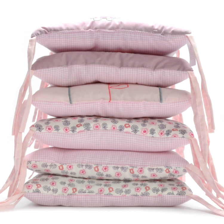 Crib Perimeter Embroidery Bunny Bedding Baby Cotton Anti-collision, 30 x 30 cm