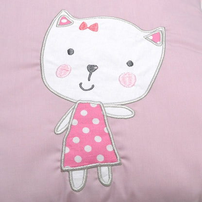 Crib Perimeter Embroidery Bunny Bedding Baby Cotton Anti-collision, 30 x 30 cm