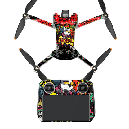 ملصق مقاوم للماء بتصميم محيطي كامل لطائرة DJI Mini 3 Pro، RC-N1 الإصدار العادي، RC مع إصدار الشاشة