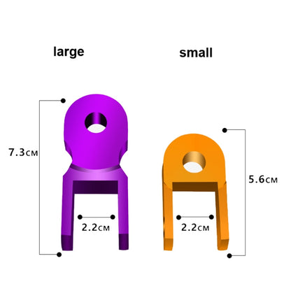 2 Pairs Shock Absorber Extender Height Extension for Motorcycle, Small, Large