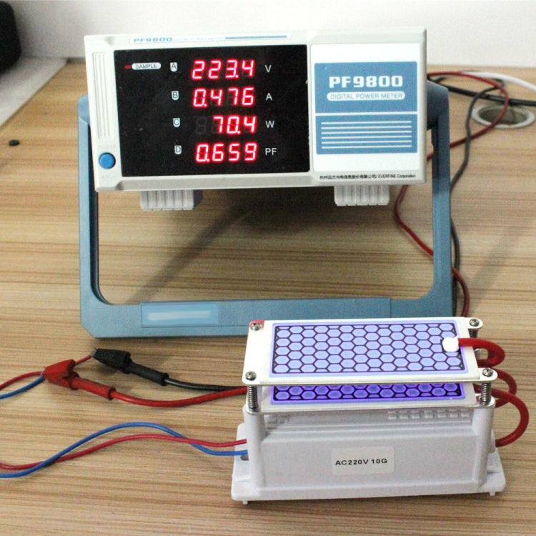 Portable Ceramic Ozone Generator Two Sheets Air Purifier Sterilizing Active Oxygen Purifier, Ceramic Ozone Generator