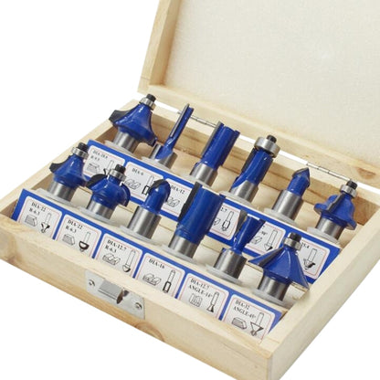 Woodworking Milling Cutter Set Trimming Machine Head Electric Wood Milling Engraving Machine Cutter, Red 1/4 Handle 12PCS, Blue 1/4 Handle 12PCS, Red 1/2 Handle 12PCS, Blue 1/2 Handle 12PCS, Red 1/4 Handle 15PCS, Red 1/2 Handle 15PCS�������������������...