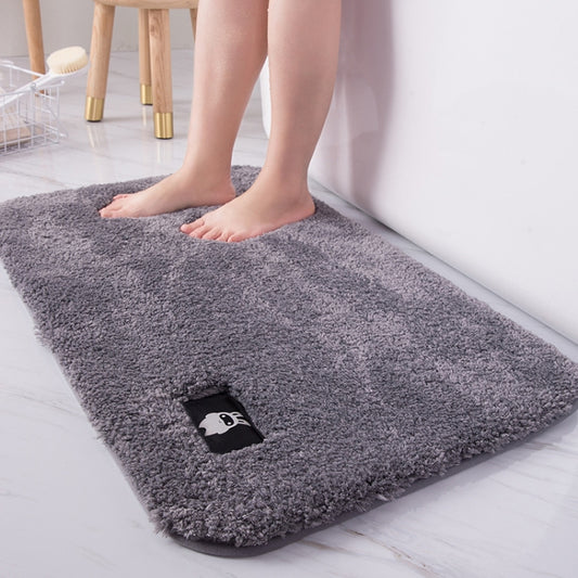 Bathroom Toilet Absorbent Bath Mat Carpet Bedroom Non-slip Foot Pad, 40x60cm, 50x80cm, 60x90cm