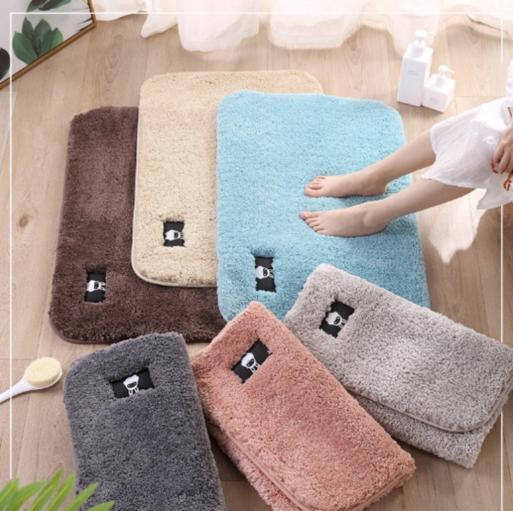 Bathroom Toilet Absorbent Bath Mat Carpet Bedroom Non-slip Foot Pad, 40x60cm, 50x80cm, 60x90cm