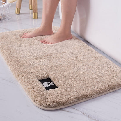 Bathroom Toilet Absorbent Bath Mat Carpet Bedroom Non-slip Foot Pad, 40x60cm, 50x80cm, 60x90cm