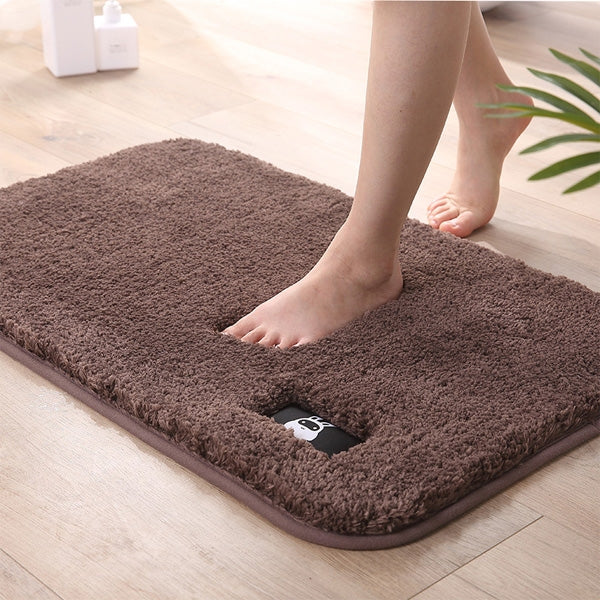 Bathroom Toilet Absorbent Bath Mat Carpet Bedroom Non-slip Foot Pad, 40x60cm, 50x80cm, 60x90cm