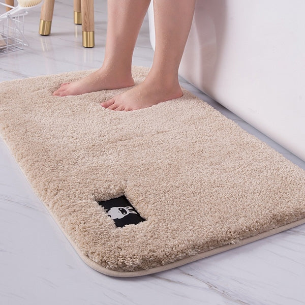 Bathroom Toilet Absorbent Bath Mat Carpet Bedroom Non-slip Foot Pad, 40x60cm, 50x80cm, 60x90cm