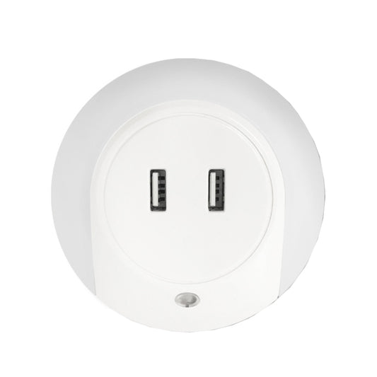 A78B LED Night Light With USB Port Intelligent Light Control Sensor Light, US Plug, EU Plug, UK Plug, AU Plug