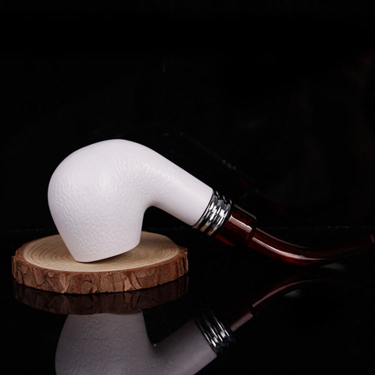 Meerschaum Resin Pipe Removable and Washable Filter Full Set of Accessories for Pipe Smoking, Meerschaum Resin Pipe