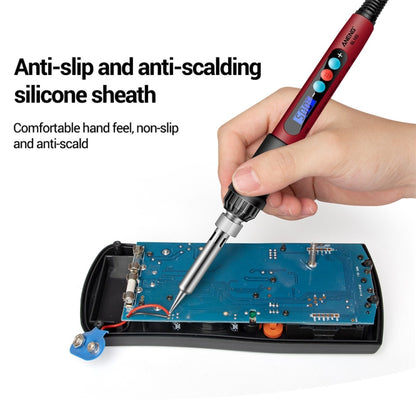 ANENG 60W Adjustable Temperature Electric Soldering Iron Welding Tool,, EU Plug, US Plug