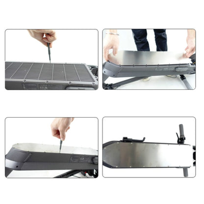 Sainless Steel Bottom Cover Waterproof Scooter Chassis Protection Accessories, Random Color Delivery