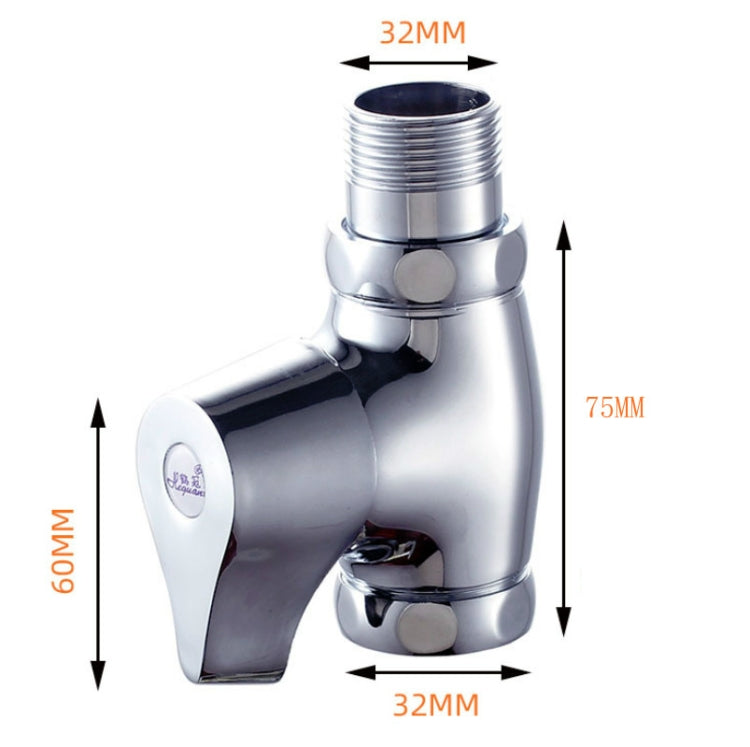 Copper Body Quick Opening Flush Valve Squatting Toilet Flush Valve, Medium Body 1 Inch, Large Body 1 Inch, Medium Body 20mm, Large Body 20mm