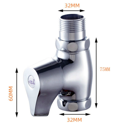 Copper Body Quick Opening Flush Valve Squatting Toilet Flush Valve, Medium Body 1 Inch, Large Body 1 Inch, Medium Body 20mm, Large Body 20mm