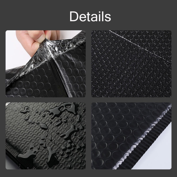 50pcs Black Co-Extrusion Film Bubble Bag Logistics Packaging Shockproof Bag Color Express Bag, 18x23+4cm, 20x23+4cm, 20x28+4cm, 23x28+4cm, 26x30+5cm, 26x32+5cm, 29x37+5cm, 32x40+5cm, 35x43+5cm, 38x47+5cm, 44x50+5cm