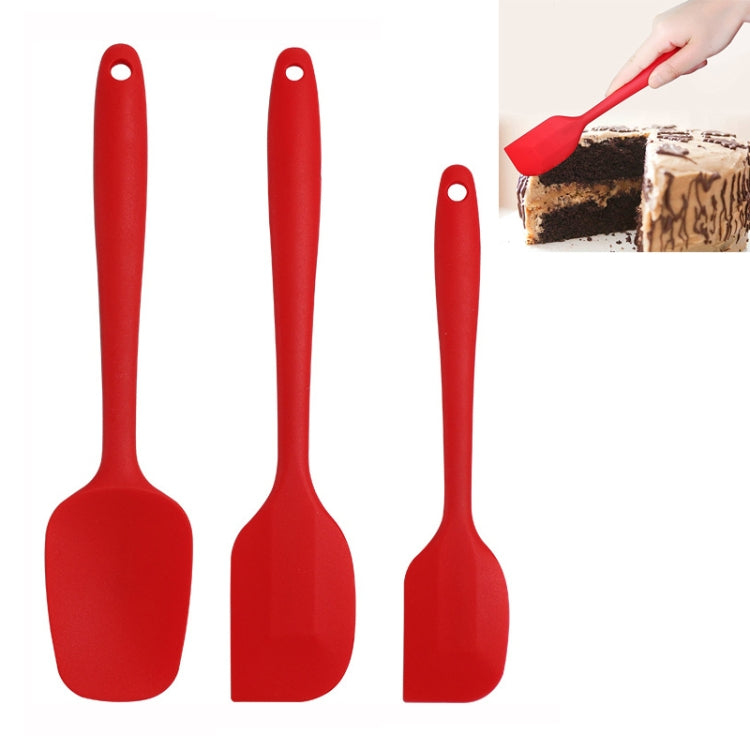 3 in 1 Silicone Spatula Cake Cream Spatula Baking Tool Set