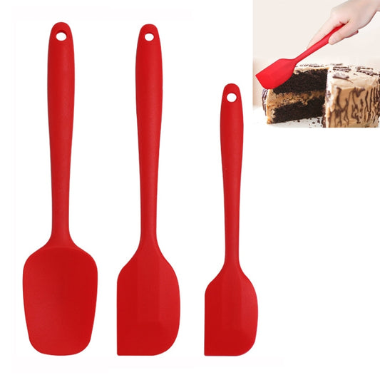 3 in 1 Silicone Spatula Cake Cream Spatula Baking Tool Set
