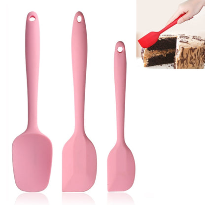 3 in 1 Silicone Spatula Cake Cream Spatula Baking Tool Set
