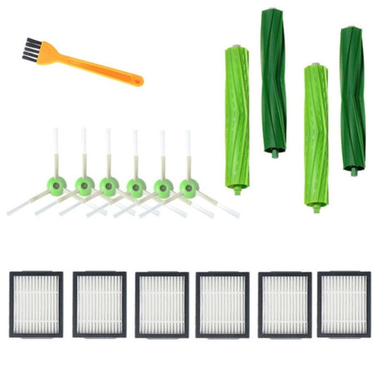 Sweeper Accessories Main Brush Side Brush Filter Set For iRobot Roomba i7 E5 E6, Brush Filter Set