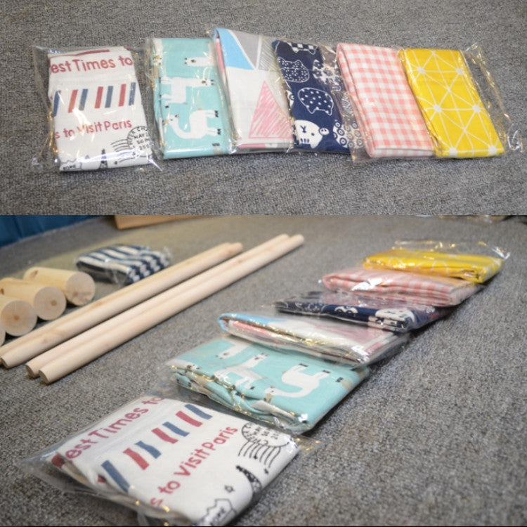 47x52cm Four Seasons Universal Removable And Washable Pet Bed Pet Nest, Small Yellow Duck, Small Color Triangle, Small Wooden Gray Bottom, Small White Cat Head, Small Yellow Background Rhombus, Small Wooden Alpaca, Small Blue Bunny, Small Cactus�������...