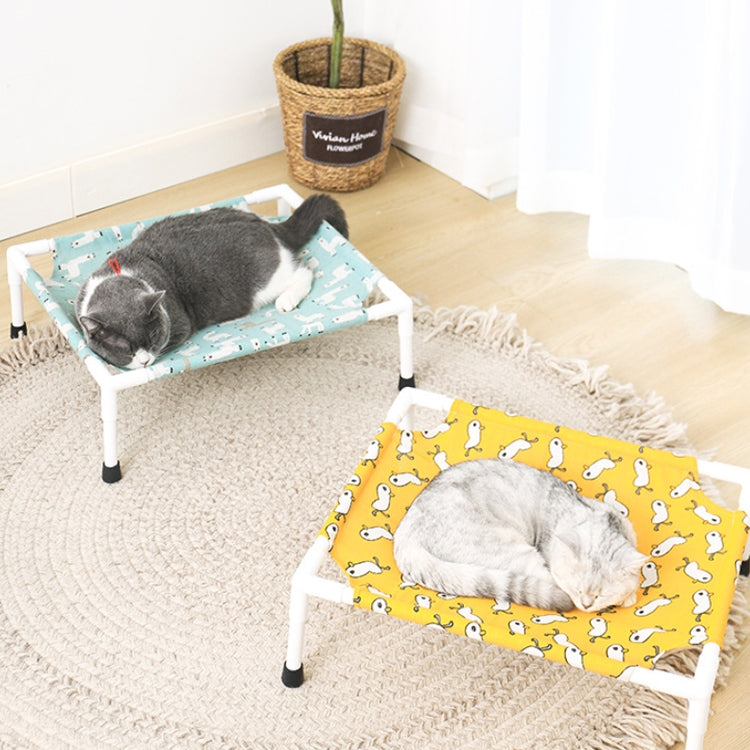 47x52cm Four Seasons Universal Removable And Washable Pet Bed Pet Nest, Small Yellow Duck, Small Color Triangle, Small Wooden Gray Bottom, Small White Cat Head, Small Yellow Background Rhombus, Small Wooden Alpaca, Small Blue Bunny, Small Cactus�������...