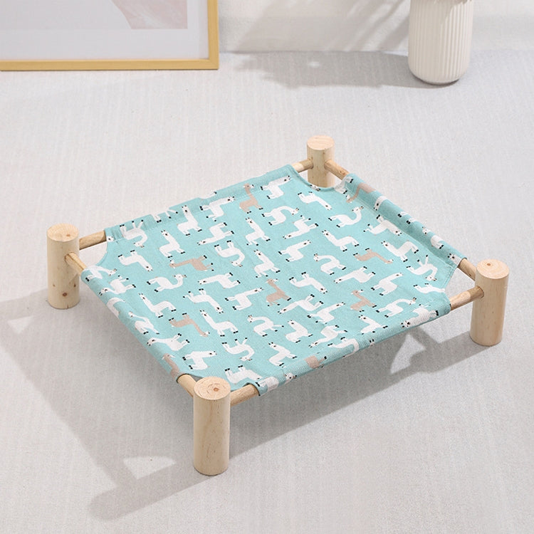 47x52cm Four Seasons Universal Removable And Washable Pet Bed Pet Nest, Small Yellow Duck, Small Color Triangle, Small Wooden Gray Bottom, Small White Cat Head, Small Yellow Background Rhombus, Small Wooden Alpaca, Small Blue Bunny, Small Cactus�������...