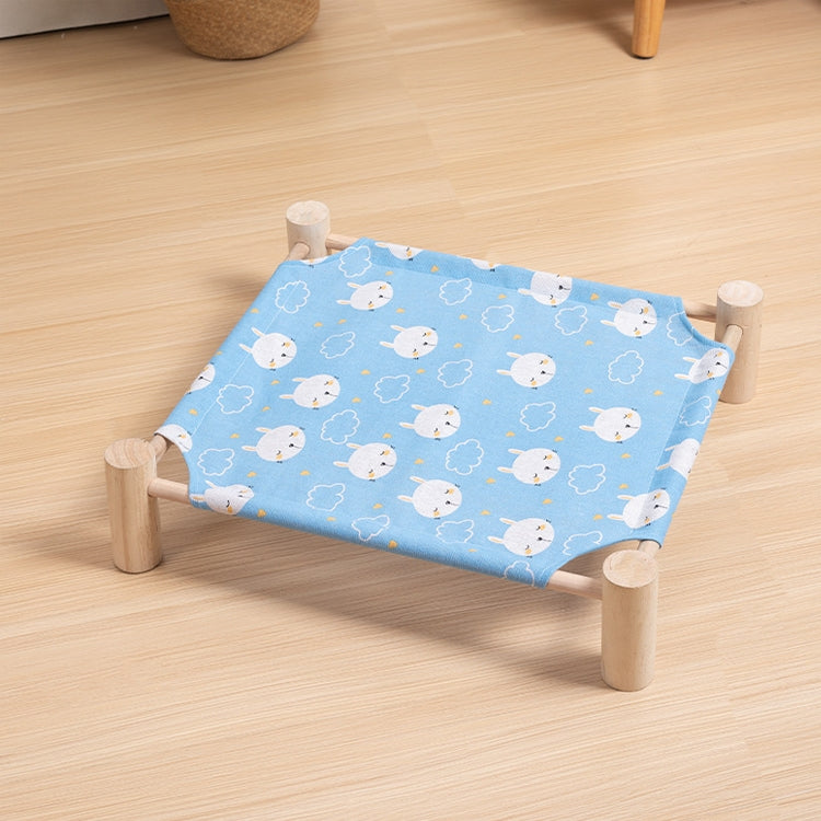 47x52cm Four Seasons Universal Removable And Washable Pet Bed Pet Nest, Small Yellow Duck, Small Color Triangle, Small Wooden Gray Bottom, Small White Cat Head, Small Yellow Background Rhombus, Small Wooden Alpaca, Small Blue Bunny, Small Cactus�������...