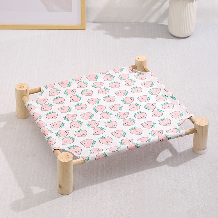 47x52cm Four Seasons Universal Removable And Washable Pet Bed Pet Nest, Small Yellow Duck, Small Color Triangle, Small Wooden Gray Bottom, Small White Cat Head, Small Yellow Background Rhombus, Small Wooden Alpaca, Small Blue Bunny, Small Cactus�������...