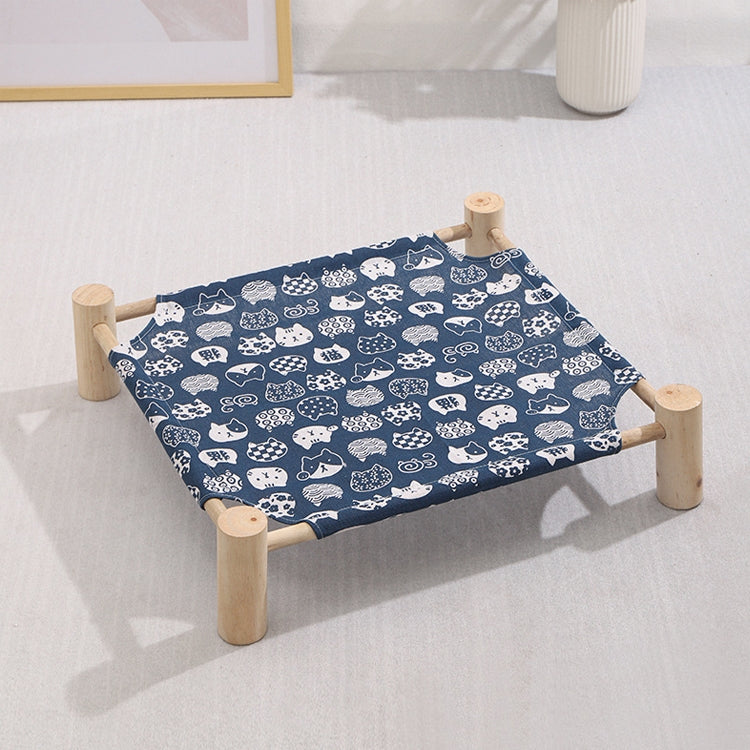 47x52cm Four Seasons Universal Removable And Washable Pet Bed Pet Nest, Small Yellow Duck, Small Color Triangle, Small Wooden Gray Bottom, Small White Cat Head, Small Yellow Background Rhombus, Small Wooden Alpaca, Small Blue Bunny, Small Cactus�������...