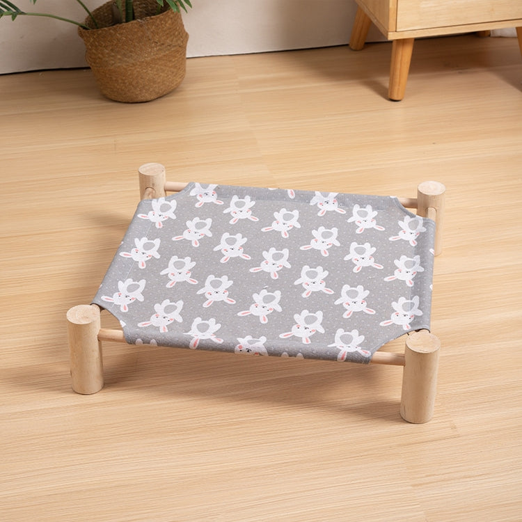 47x52cm Four Seasons Universal Removable And Washable Pet Bed Pet Nest, Small Yellow Duck, Small Color Triangle, Small Wooden Gray Bottom, Small White Cat Head, Small Yellow Background Rhombus, Small Wooden Alpaca, Small Blue Bunny, Small Cactus�������...