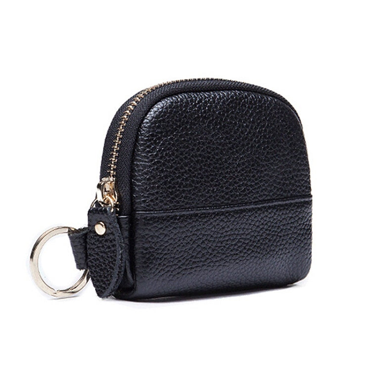 Leather Multifunctional Coin Purse Household Large-Capacity Key Card Case, 5A Black, 5A Red, 5A Green, 5A Rose Red, 5A Light Blue, 5A Watermelon Red, 5A Navy