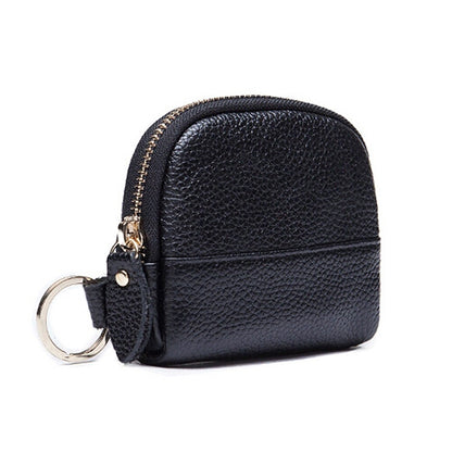 Leather Multifunctional Coin Purse Household Large-Capacity Key Card Case, 5A Black, 5A Red, 5A Green, 5A Rose Red, 5A Light Blue, 5A Watermelon Red, 5A Navy
