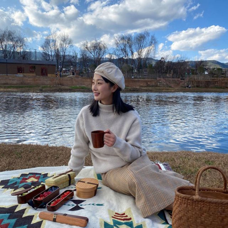 Wood Environmental Protection Tableware Portable Lunch Box Bento Box