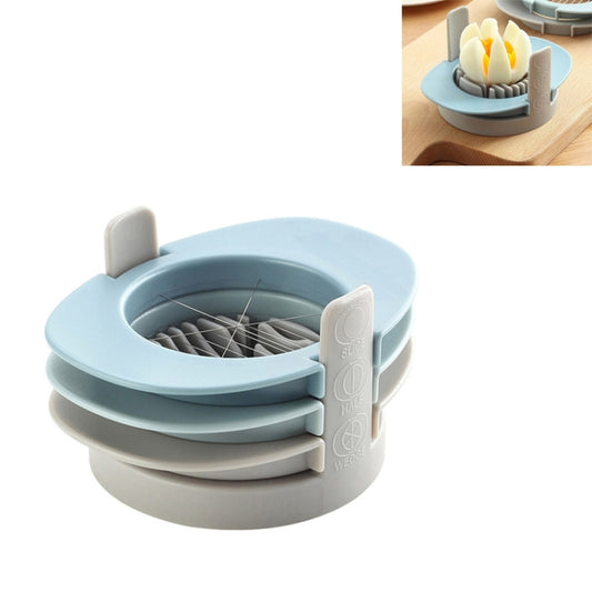 3 in 1 Multifunctional Egg Cutter Half-cut Egg Tool, Blue, Orange, Colorful