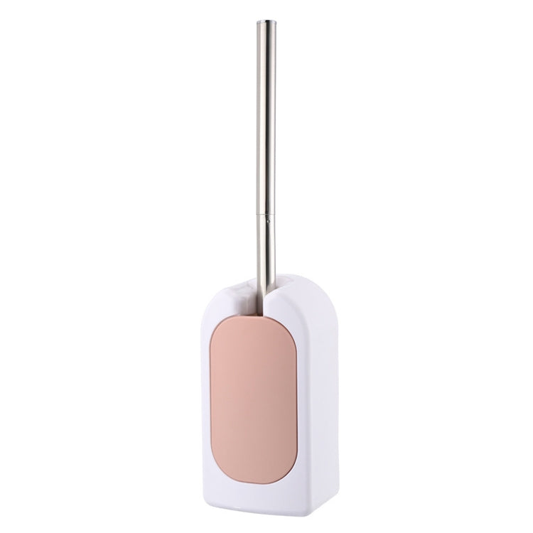 Bathroom Toilet Wall-mounted Toilet Brush Set with Soft Hair and Long Handle Without Dead Corners, Pink, Blue, Green, Grey