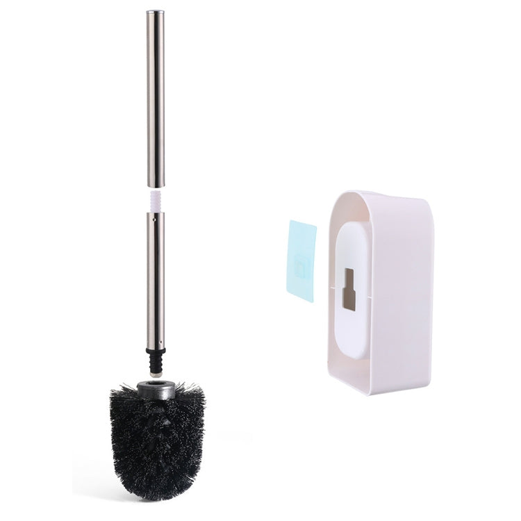Bathroom Toilet Wall-mounted Toilet Brush Set with Soft Hair and Long Handle Without Dead Corners, Pink, Blue, Green, Grey