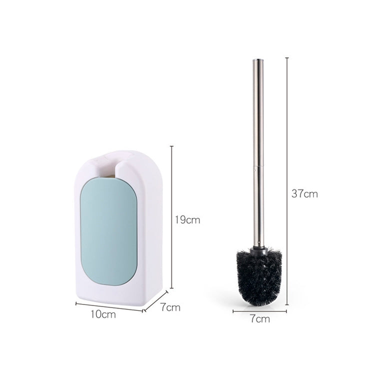 Bathroom Toilet Wall-mounted Toilet Brush Set with Soft Hair and Long Handle Without Dead Corners, Pink, Blue, Green, Grey