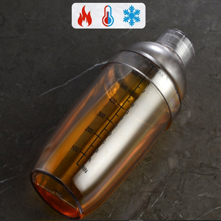 Shaker Cup PC Oz Cup Shaker With Scale Shaker Shaker Milk Teapot Juice Jug, 350ml Ordinary Transparent, 530ml Ordinary Transparent, 700ml Ordinary Transparent, 1000ml Ordinary Transparent, 350ml Black Double Scale, 530ml Black Double Scale�������������...