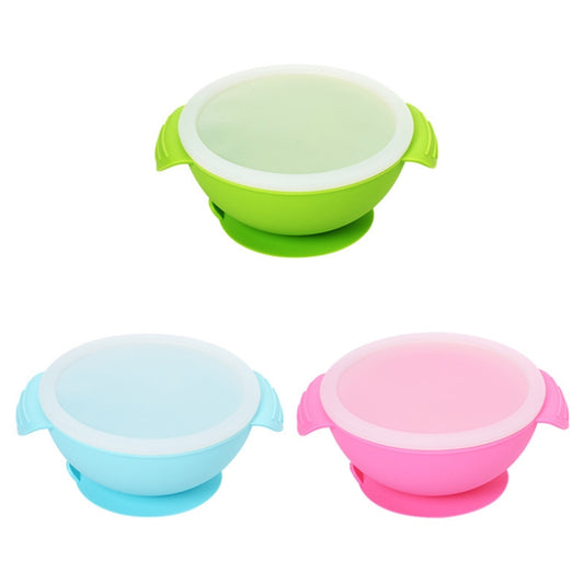Food Grade Silicone Anti-fall Anti-slip Baby Food Supplement Bowl Suction Cup Bowl, TBD0426387601C, TBD0426387601A, TBD0426387601B