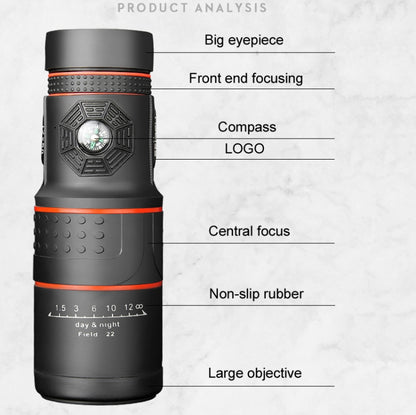 FEIRSH 12x50 High-Definition Low-Light Night Vision Monoculars Concert Mobile Phone Camera Binoculars